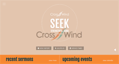Desktop Screenshot of crosswindchurch.org
