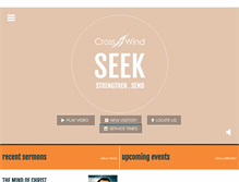 Tablet Screenshot of crosswindchurch.org